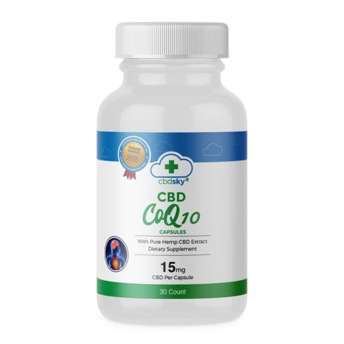 Pure hemp CBD dietary supplement capsules