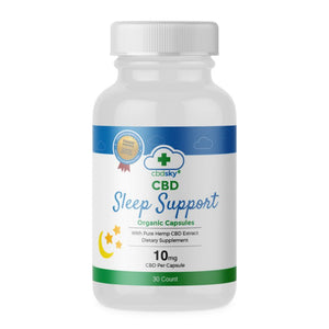 Sleep support organic CBD capsules