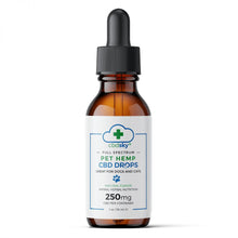 Load image into Gallery viewer, Pet Hemp CBD Oil Drops 250mg 30ml Natural Flavor (Full-Spectrum)