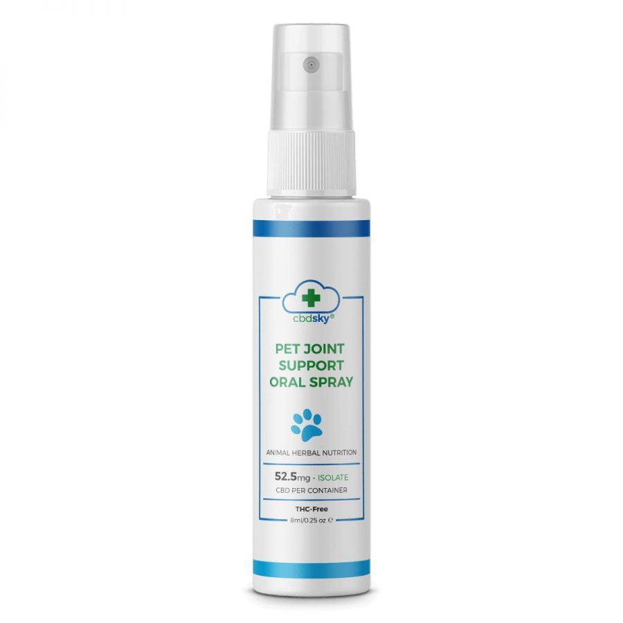 Pet Joint Support CBD Oral Spray 8ml – 52.5mg CBD Isolate