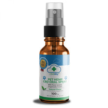 Load image into Gallery viewer, Pet Wellness Support Oral Spray 30ml – 100mg CBD Isolate
