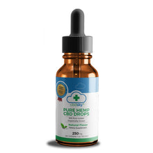 Load image into Gallery viewer, Pure CBD Hemp drops natural flavor
